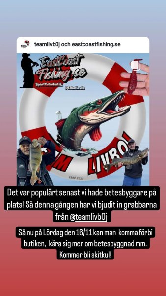 Betesbyggare i butiken den 16/11